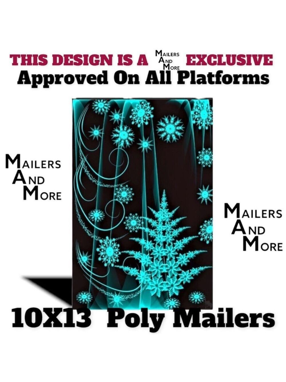 50 10X13 Poly Mailers Emerald Tree Shipping Envelopes PRICE IS FIRM - Picture 3 of 5